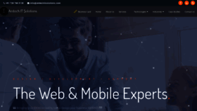 What Amtechitsolutions.com website looked like in 2021 (5 years ago)