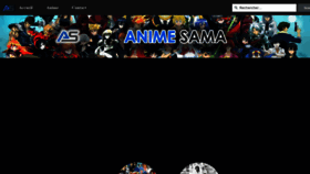 What Anime-sama.fr website looked like in 2021 (3 years ago)