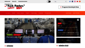 What Acikradyo.com.tr website looked like in 2021 (3 years ago)