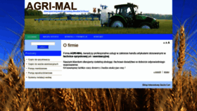 What Agri-mal.pl website looked like in 2021 (3 years ago)