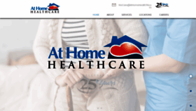 What Athomehealthtn.com website looked like in 2021 (3 years ago)