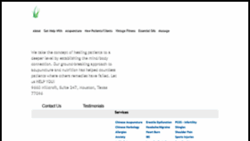 What Acupunctureandnutritionclinic.com website looked like in 2021 (3 years ago)