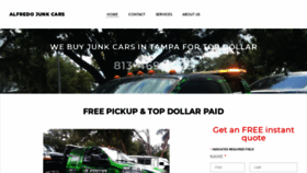 What Atsjunkcars.com website looked like in 2021 (3 years ago)