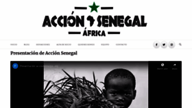 What Accionsenegal.org website looked like in 2021 (3 years ago)