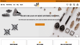 What Azjewelryandloan.com website looked like in 2021 (3 years ago)