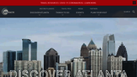 What Atlanta.net website looked like in 2021 (3 years ago)