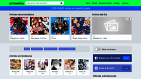 What Animeblix.com website looked like in 2021 (3 years ago)