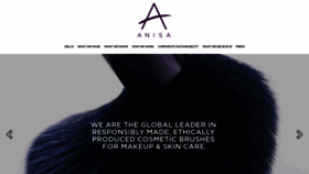 What Anisa.com website looked like in 2021 (3 years ago)