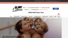 What Allaboutdance1.com website looked like in 2021 (3 years ago)