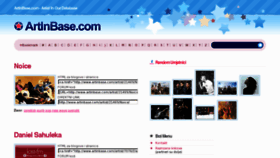What Artinbase.com website looked like in 2011 (13 years ago)