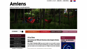 What Amiens-tourisme.com website looked like in 2021 (3 years ago)