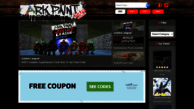 What Arkpaint.com website looked like in 2021 (3 years ago)