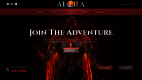 What Alora.io website looked like in 2021 (3 years ago)