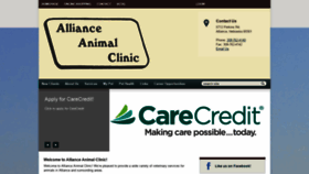 What Allianceanimalclinic.com website looked like in 2021 (3 years ago)