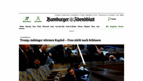 What Abendblatt.de website looked like in 2021 (3 years ago)