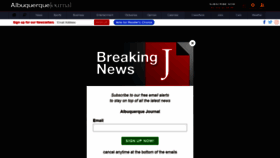 What Abqjournal.com website looked like in 2021 (3 years ago)