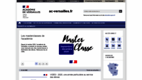 What Ac-versailles.fr website looked like in 2021 (3 years ago)