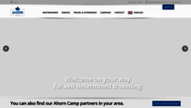 What Ahorn-wohnmobile.de website looked like in 2021 (3 years ago)