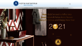 What Adria-keramika.si website looked like in 2021 (3 years ago)