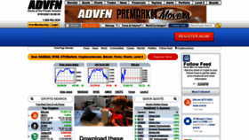 What Advfn.com website looked like in 2021 (3 years ago)