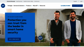 What Adt.com website looked like in 2021 (3 years ago)