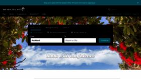 What Airnewzealand.co.nz website looked like in 2021 (4 years ago)