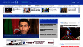 What Azerbaycan24.com website looked like in 2021 (3 years ago)