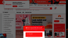 What Aliexpress.com website looked like in 2021 (3 years ago)