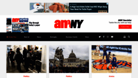 What Amny.com website looked like in 2021 (3 years ago)