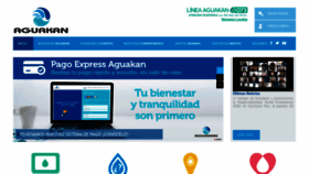 What Aguakan.com website looked like in 2021 (3 years ago)