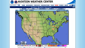 What Aviationweather.gov website looked like in 2021 (3 years ago)