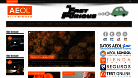 What Aeolservice.es website looked like in 2021 (3 years ago)