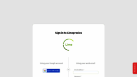 What App.limeproxies.com website looked like in 2021 (3 years ago)