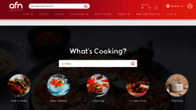 What Asianfoodchannel.com website looked like in 2021 (3 years ago)
