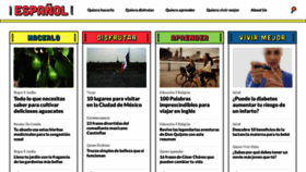 What Aboutespanol.com website looked like in 2021 (3 years ago)