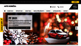 What Auto-horecka.cz website looked like in 2021 (3 years ago)
