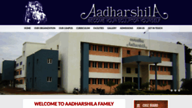What Aadharshilaeducation.org website looked like in 2021 (3 years ago)
