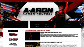 What Aaronreutzelracing.com website looked like in 2021 (3 years ago)