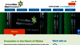 What Aberinnovation.com website looked like in 2021 (3 years ago)