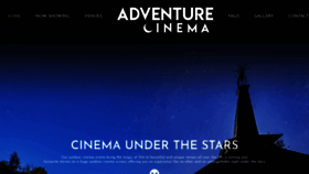 What Adventurecinema.co.uk website looked like in 2021 (3 years ago)