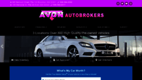 What Avonautobrokers.com website looked like in 2021 (3 years ago)