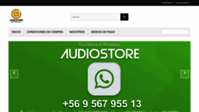 What Audiostore.cl website looked like in 2021 (3 years ago)