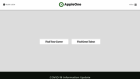 What Appleone.ca website looked like in 2021 (3 years ago)