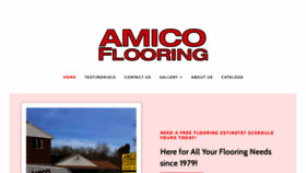 What Amicoflooring.com website looked like in 2021 (3 years ago)