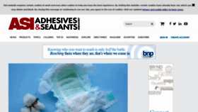 What Adhesivesmag.com website looked like in 2021 (3 years ago)