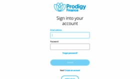 What Accounts.prodigyfinance.com website looked like in 2021 (3 years ago)