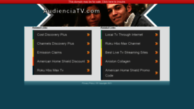 What Audienciatv.com website looked like in 2021 (3 years ago)