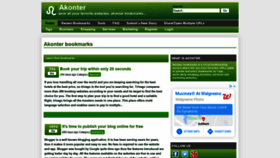 What Akonter.com website looked like in 2021 (3 years ago)