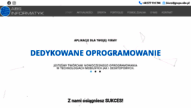 What Absinformatyk.pl website looked like in 2021 (3 years ago)