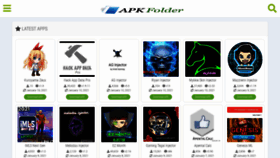 What Apkfolder.net website looked like in 2021 (3 years ago)